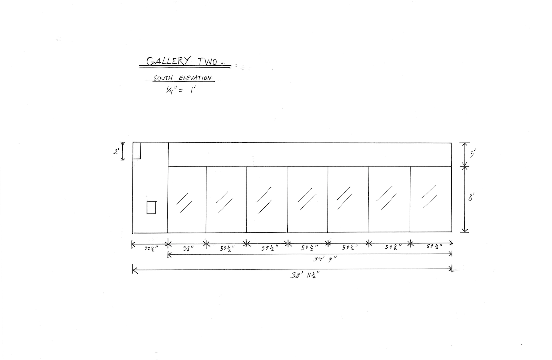 Gallery 2 Elevation Plan Gallery 2 Elevation Plan