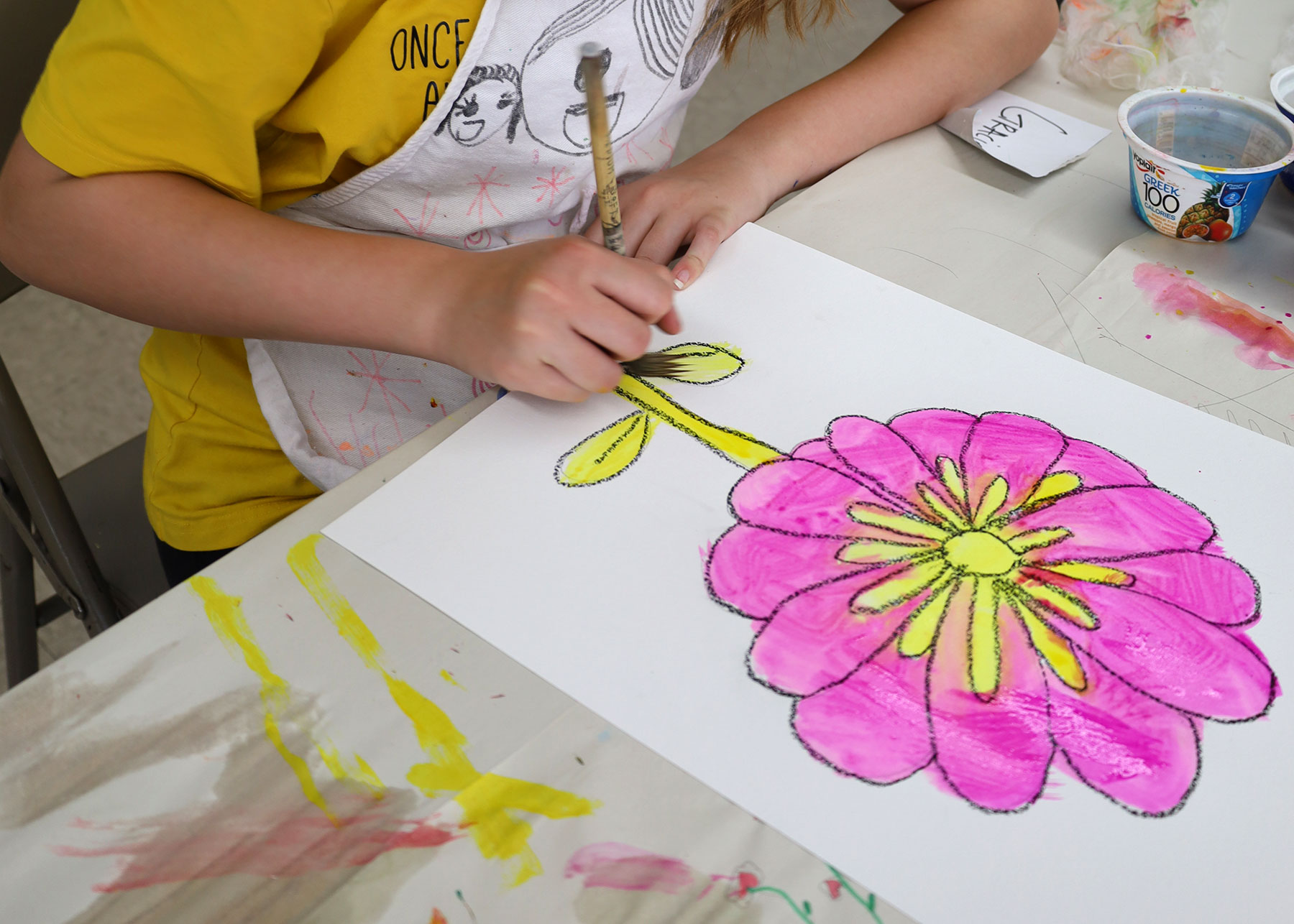 Kid Drawing Flower Spring 21 Kid Drawing Flower Spring 21