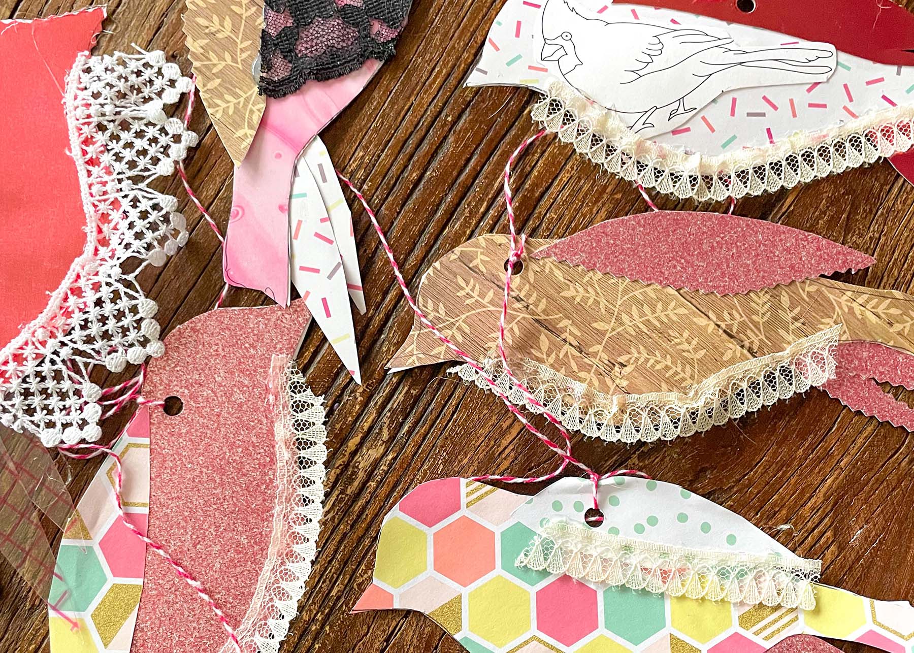 Veronica Averkamp Bird Garland Crop Veronica Averkamp Bird Garland Crop