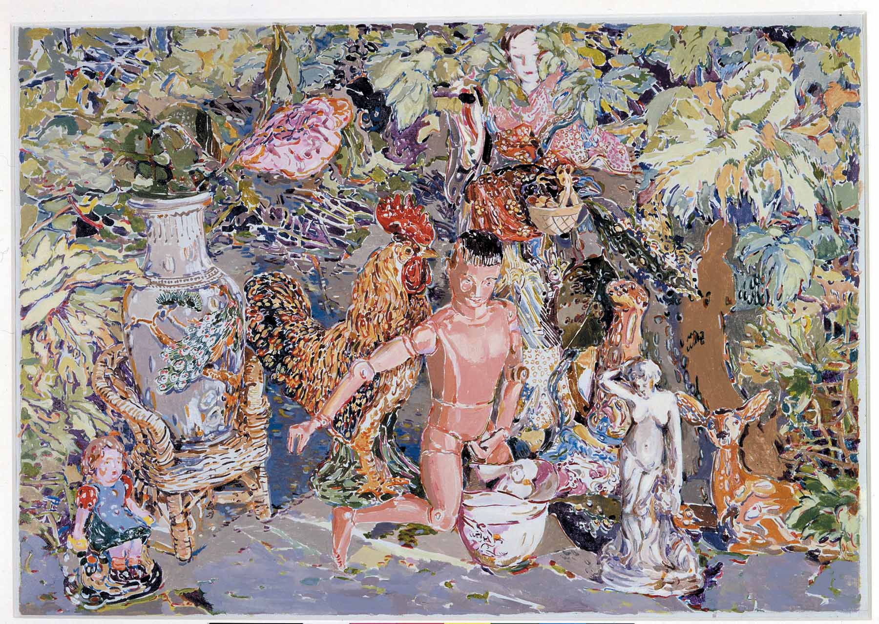 Viola Frey, China Goddess Painting