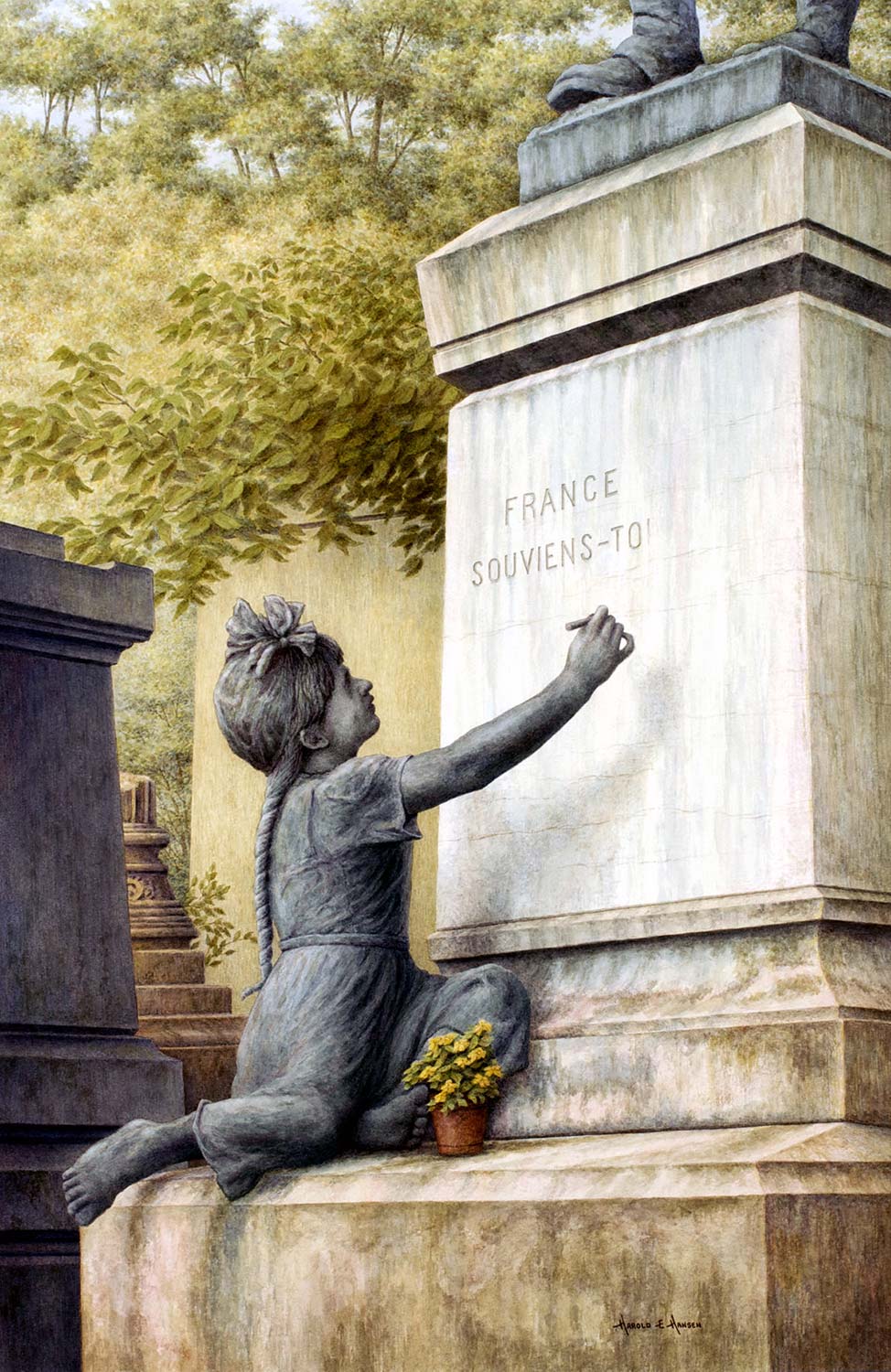 Harold E. Hansen, Souviens—Père Lachaise