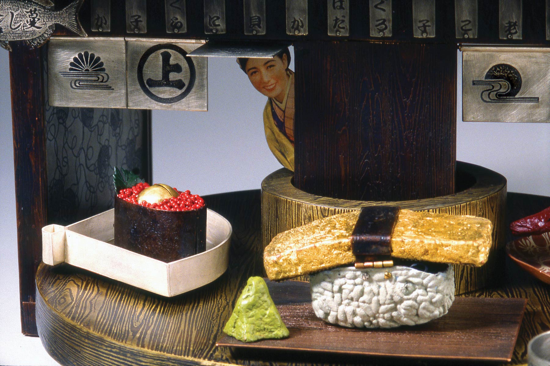 Mariko Kusumoto “Kaitenzushi (Sushi Restaurant)” (detail)