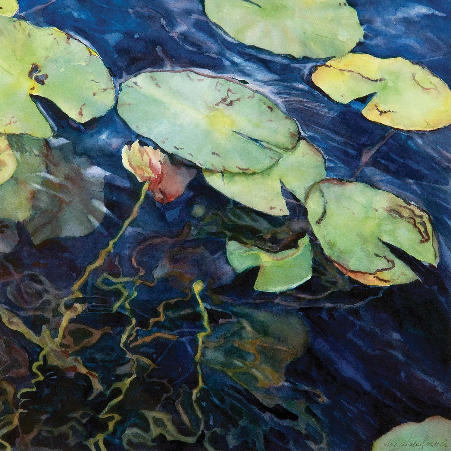 Suzanne Haislmaier, Below the Surface #1 (Blue)