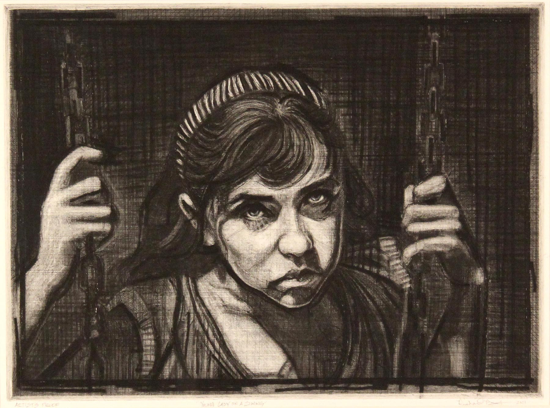 Richard Berns, Young Girl on Swings