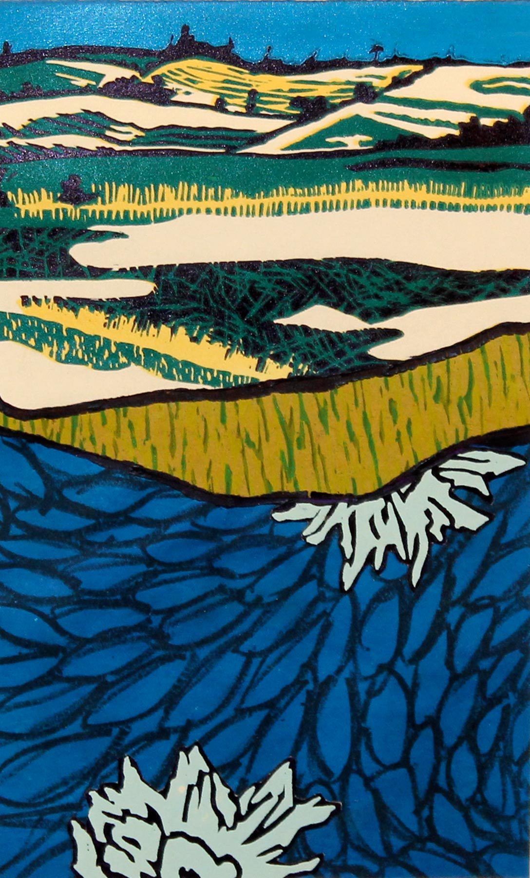 Lisa Bigalke, Winter Farm on Route 5