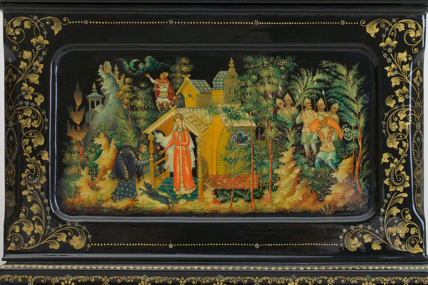 Skalozub, Palekh Studio “Lukomoria” (detail)