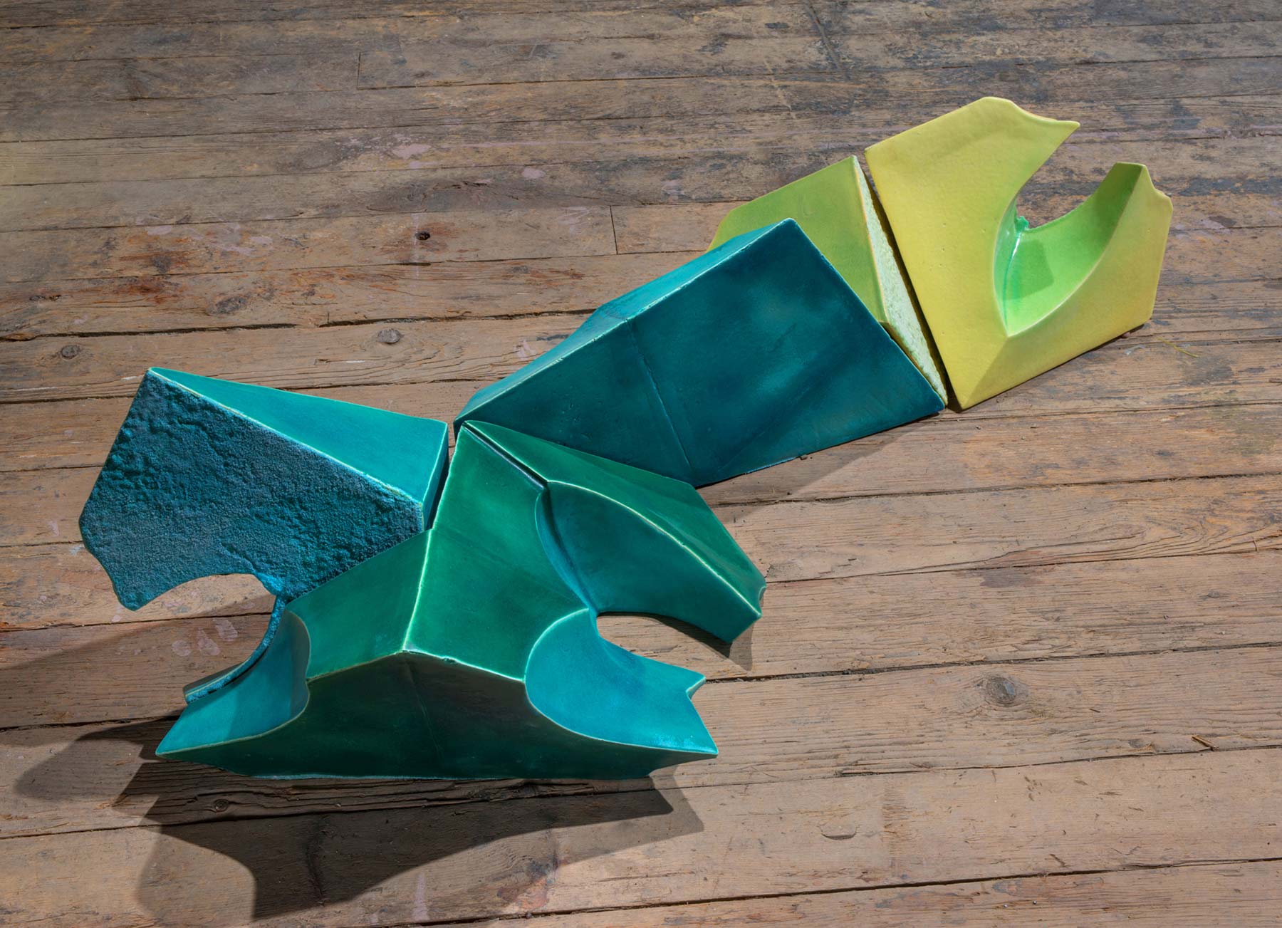 Kimberly Greene, Model for a New Landscape: Equilateral Brick Series 1 (detail)