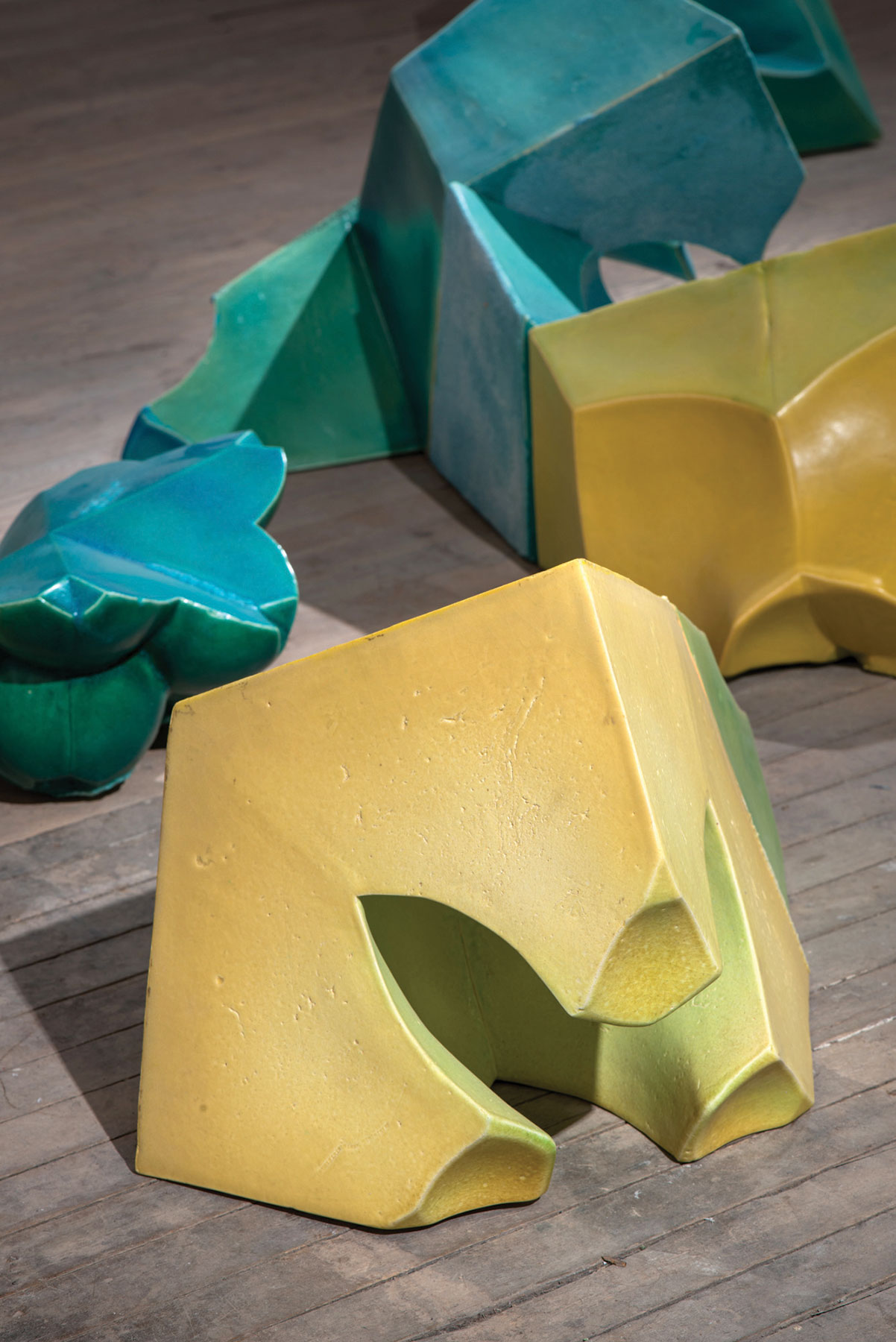 Kimberly Greene, Model for a New Landscape: Equilateral Brick Series 1 (detail)