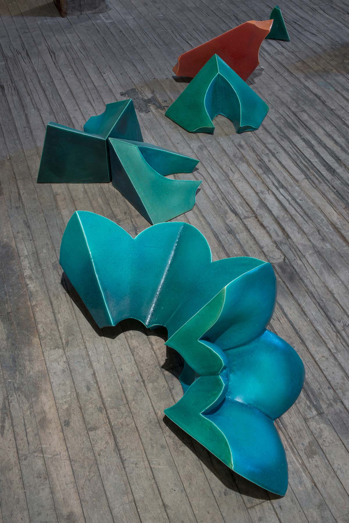 Kimberly Greene, Model for a New Landscape: Equilateral Brick Series 1 (detail)