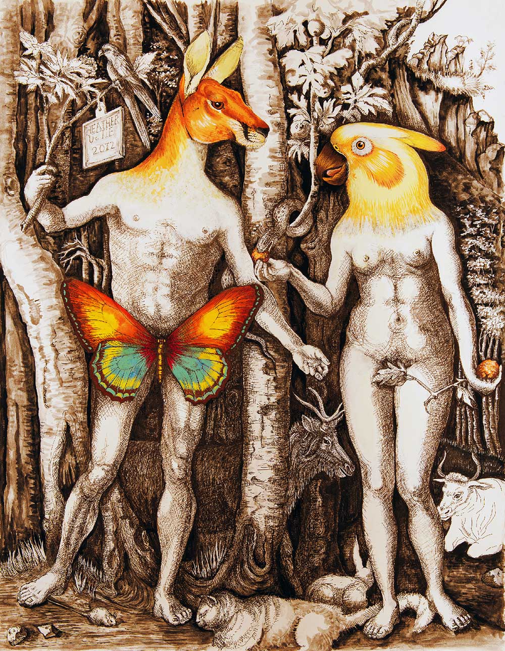 Heather Ujiie “Adam & Eve”