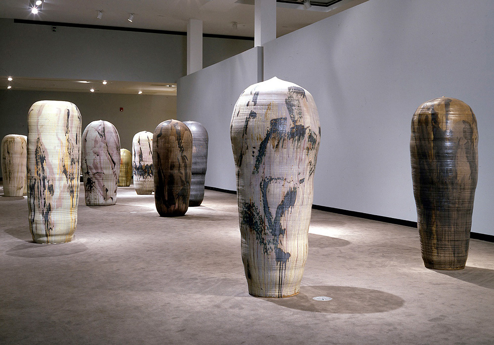 Toshiko Takaezu “Nommo,” “Unas,” “Nephythys,” “Po Tolo (Dark Companion),” and “Isis (Sirius)” from the Star Series
