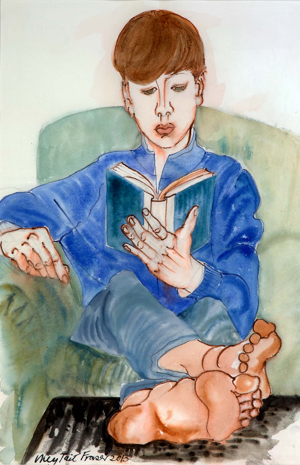 Ney Tait Fraser, Boy Reading