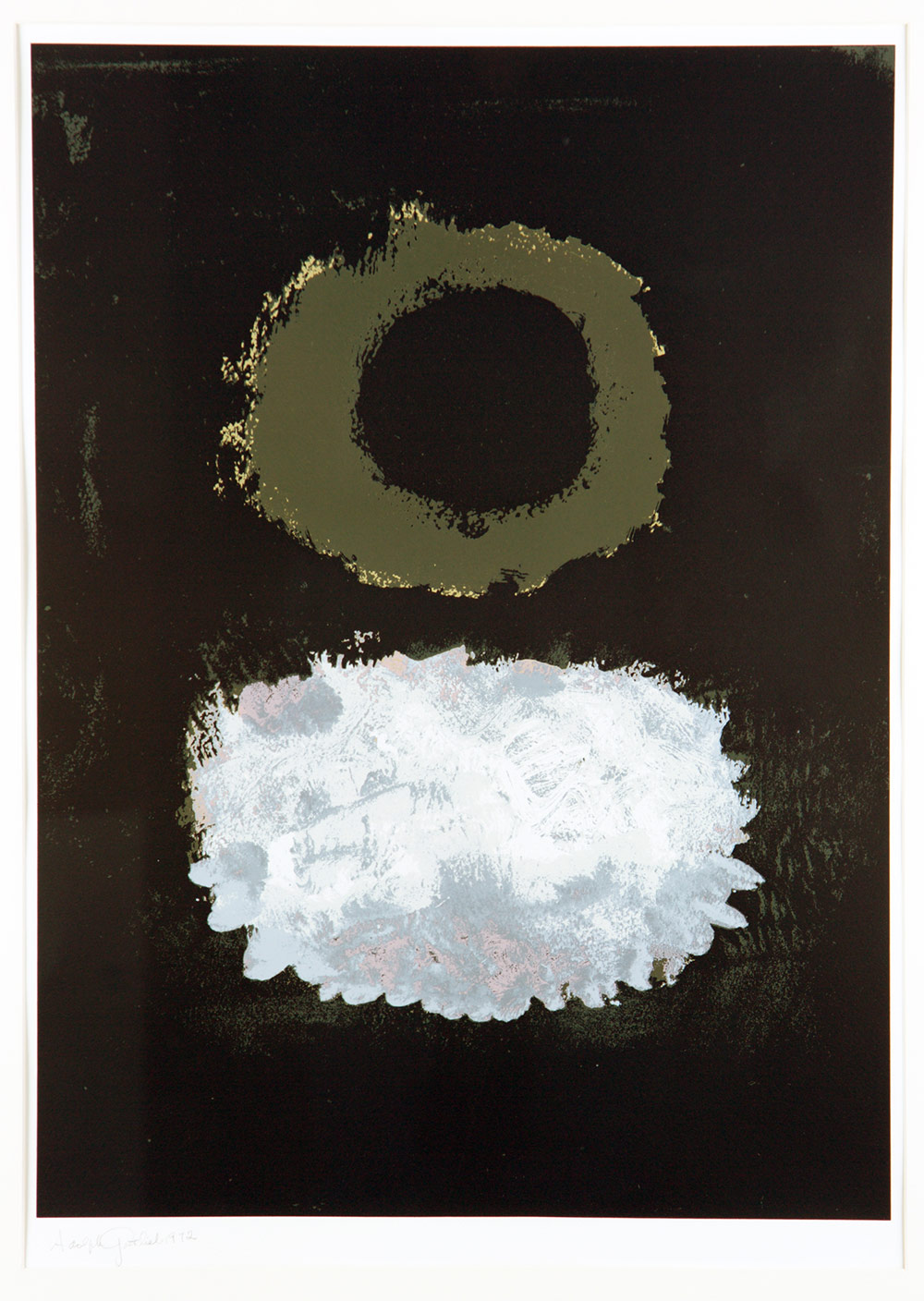 Adolph Gottlieb “Untitled”
