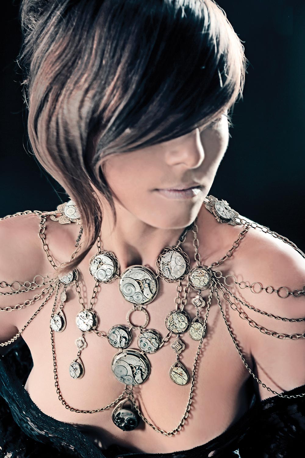 Creek Van Houten (Compass Rose Jewelry) “Steampunk Capelet”