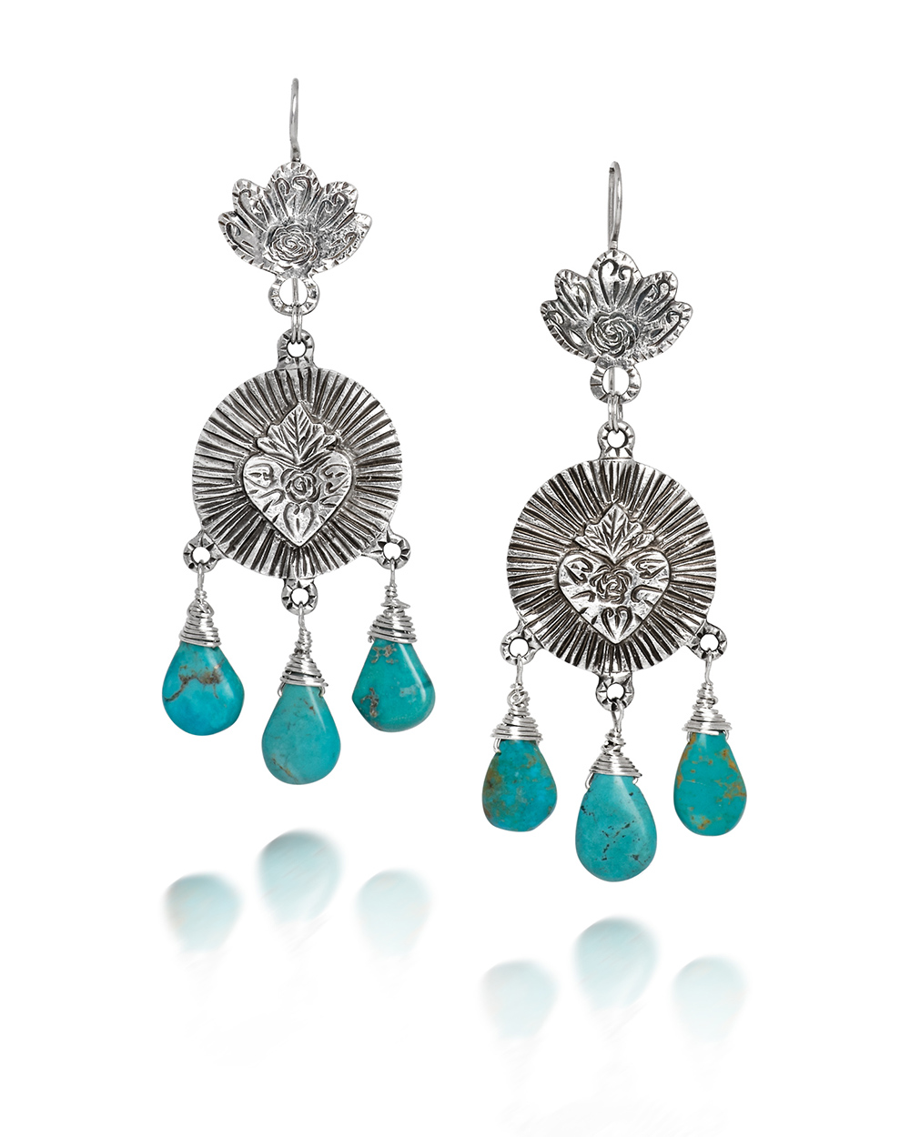 Lorena Angulo “Corazón (Heart) Medallions (Earrings)”