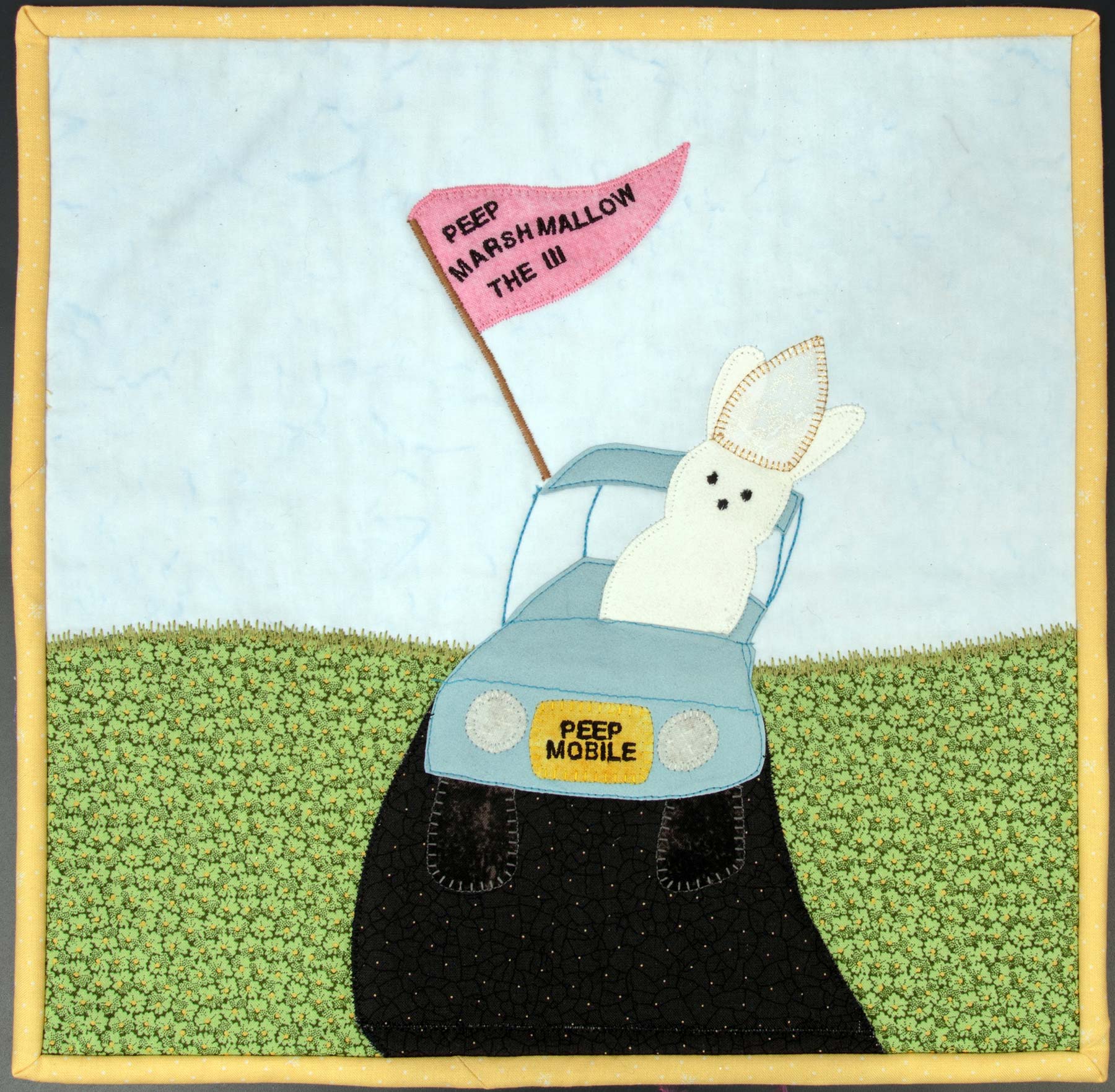 Jim Deibler and Sew n’ Save Staff, Peep Mobile