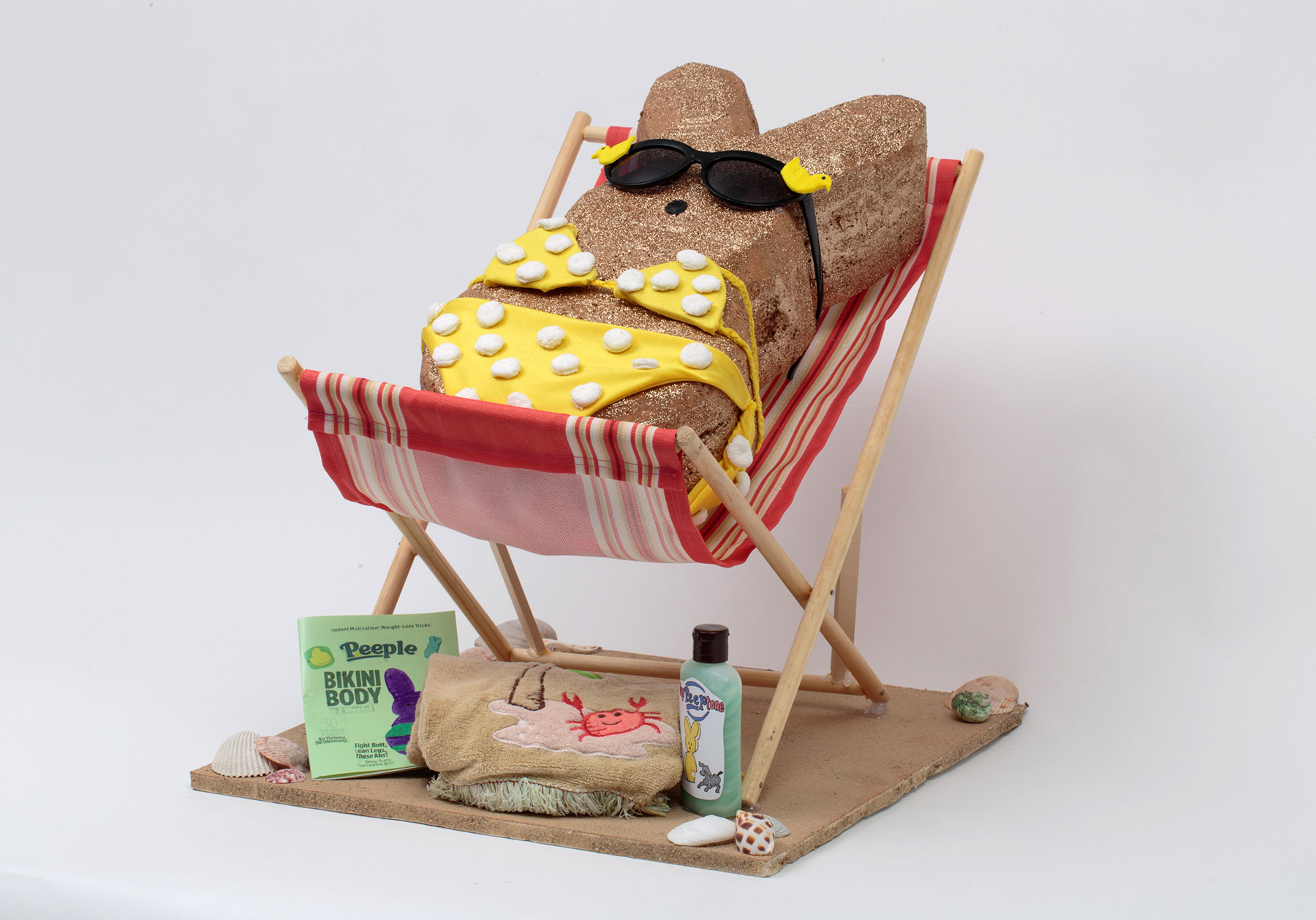 Kate Fons, Itsy Bitsy Teenie Weenie Yellow Peep-a-Dot Bikini