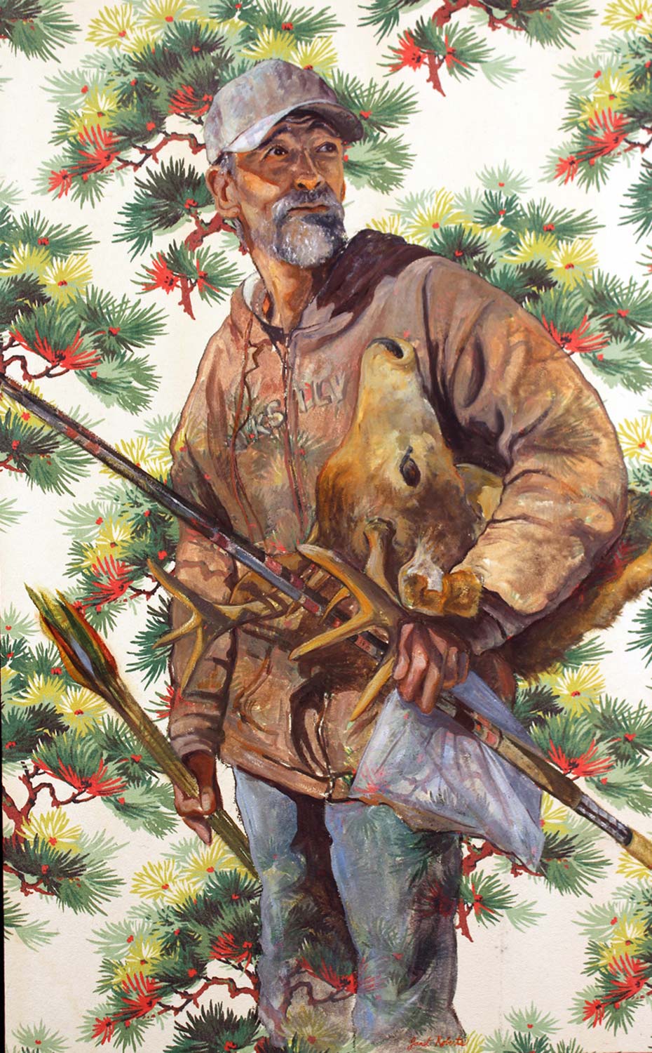 Janet Roberts, Racine “Flea Market Man” (detail)