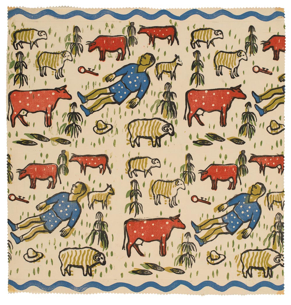 Anonymous Artists, Applied Design Block Printed Textiles, Volume VI