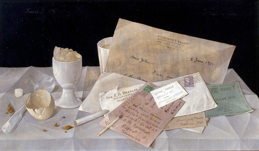 Jon Wilde “Still Life with the Morning’s Mail”