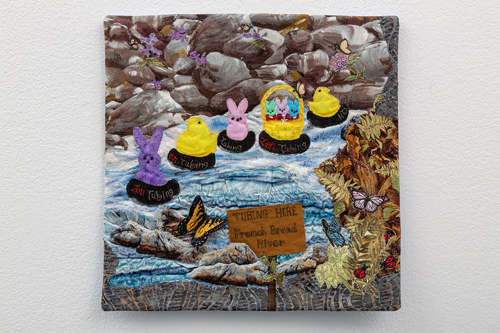 Carol Preston “Get in Touch with Your Inner Tube: Peeps Tubethe French Broad River, NC”