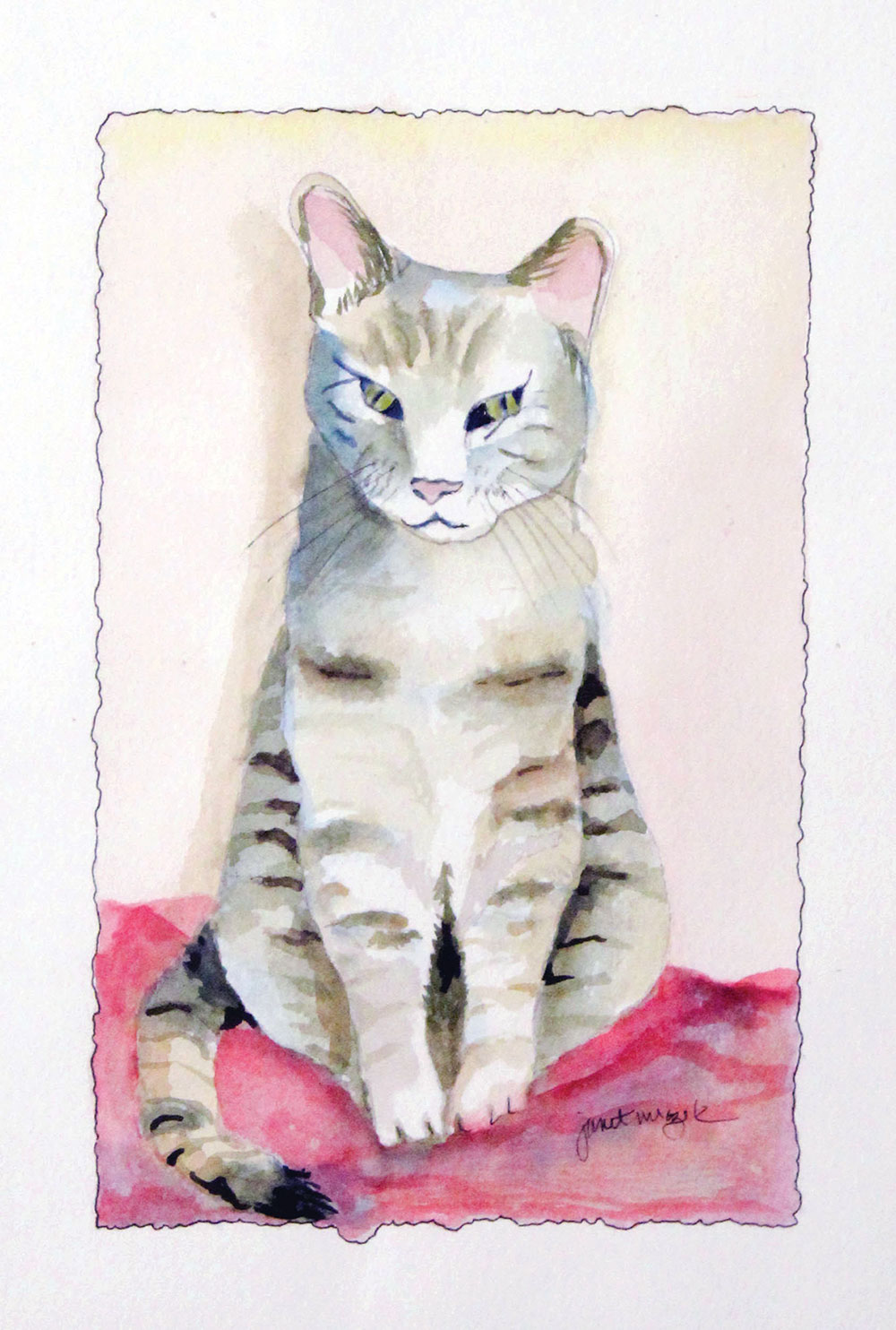Janet Mrazek “Naughty Cat”