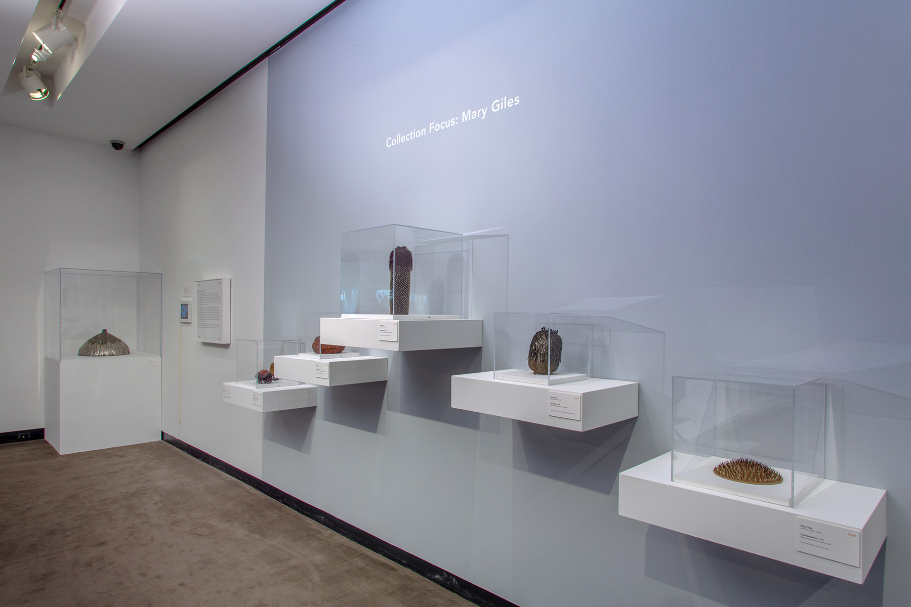 Installation view, Collection Focus: Mary Giles