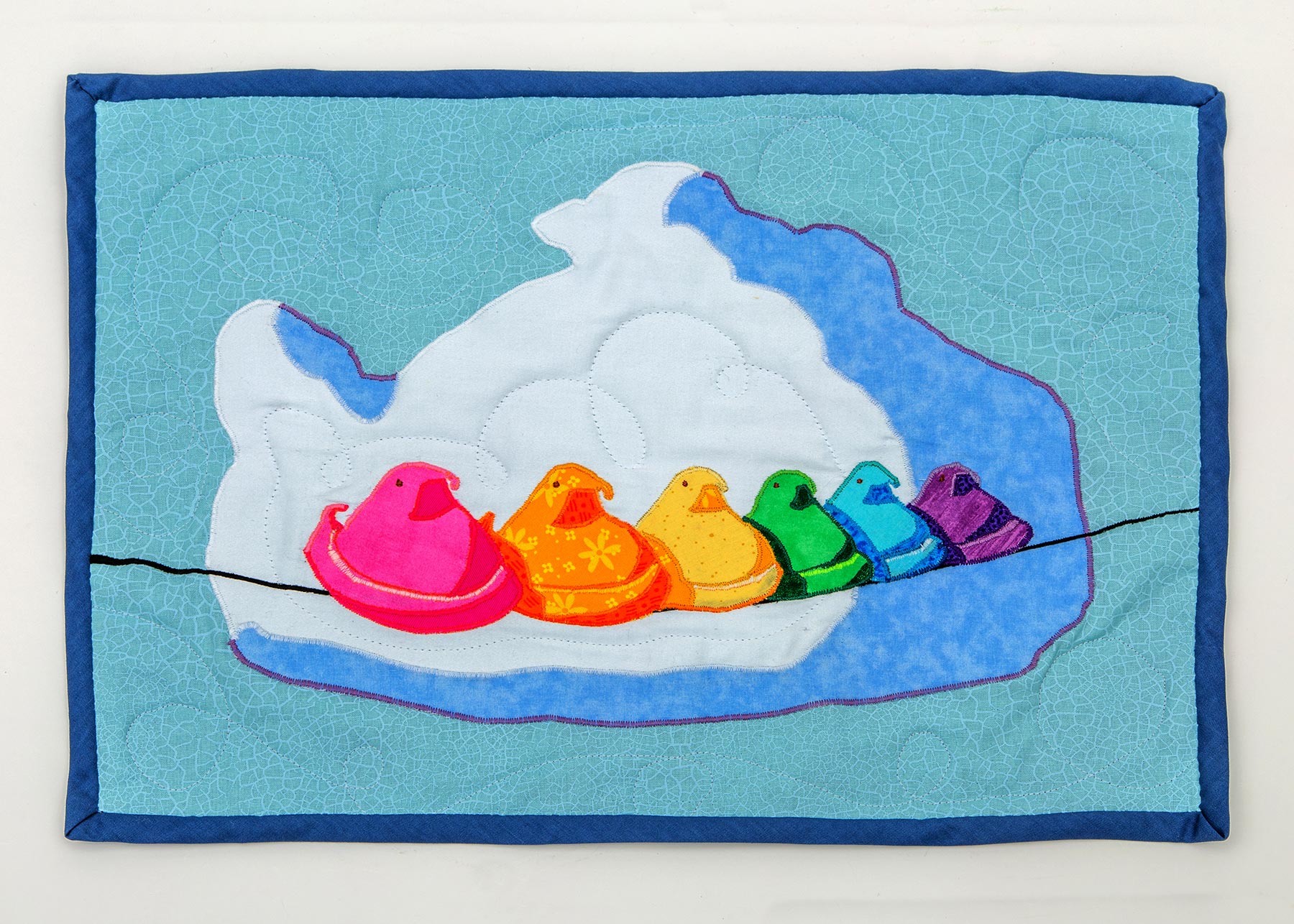 Katrina Wardrip, Peep on a Wire (Placemat)