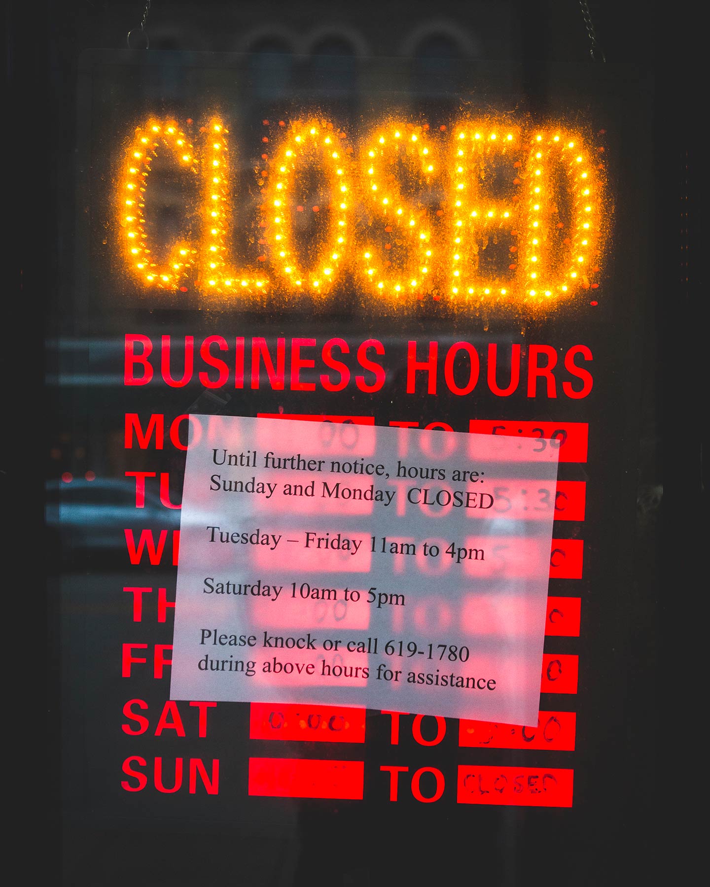 René Amado, Sorry, We’re Closed #48