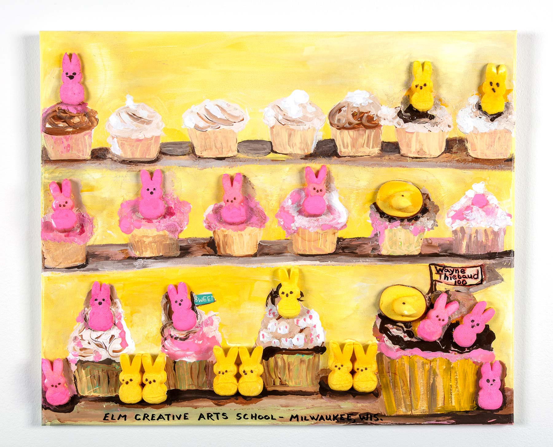 Elm Creative Arts School, Tribute to: Peeps Wayne Thiebaud