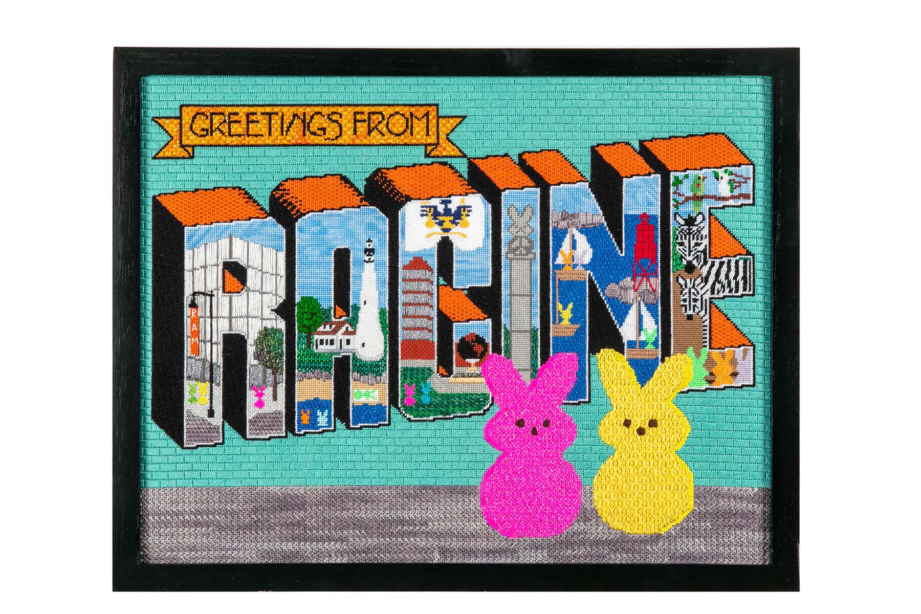 Elizabeth and Loretta Peterson, Greetings from Racine