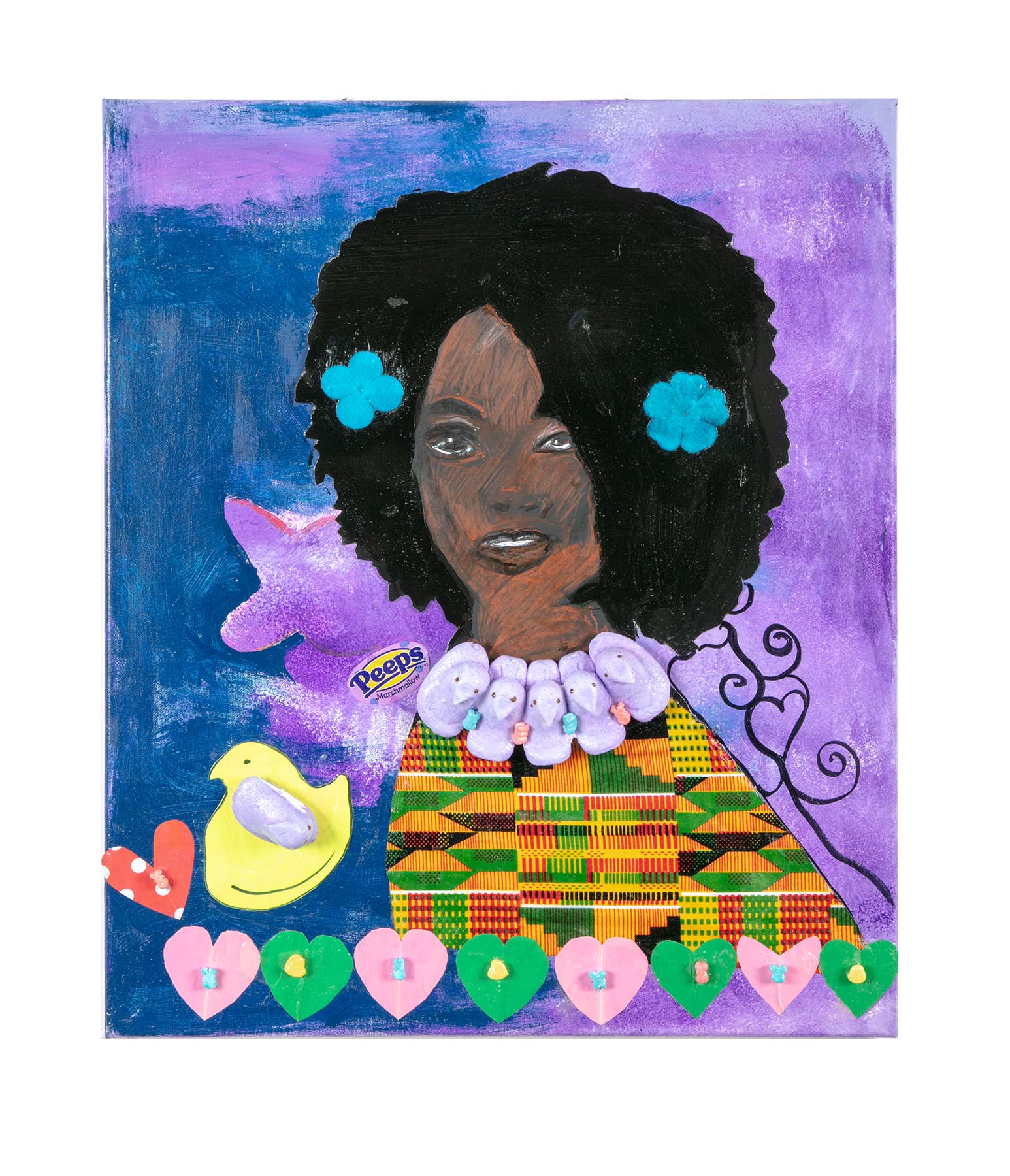 Re Re, In the Style of Romare Bearden