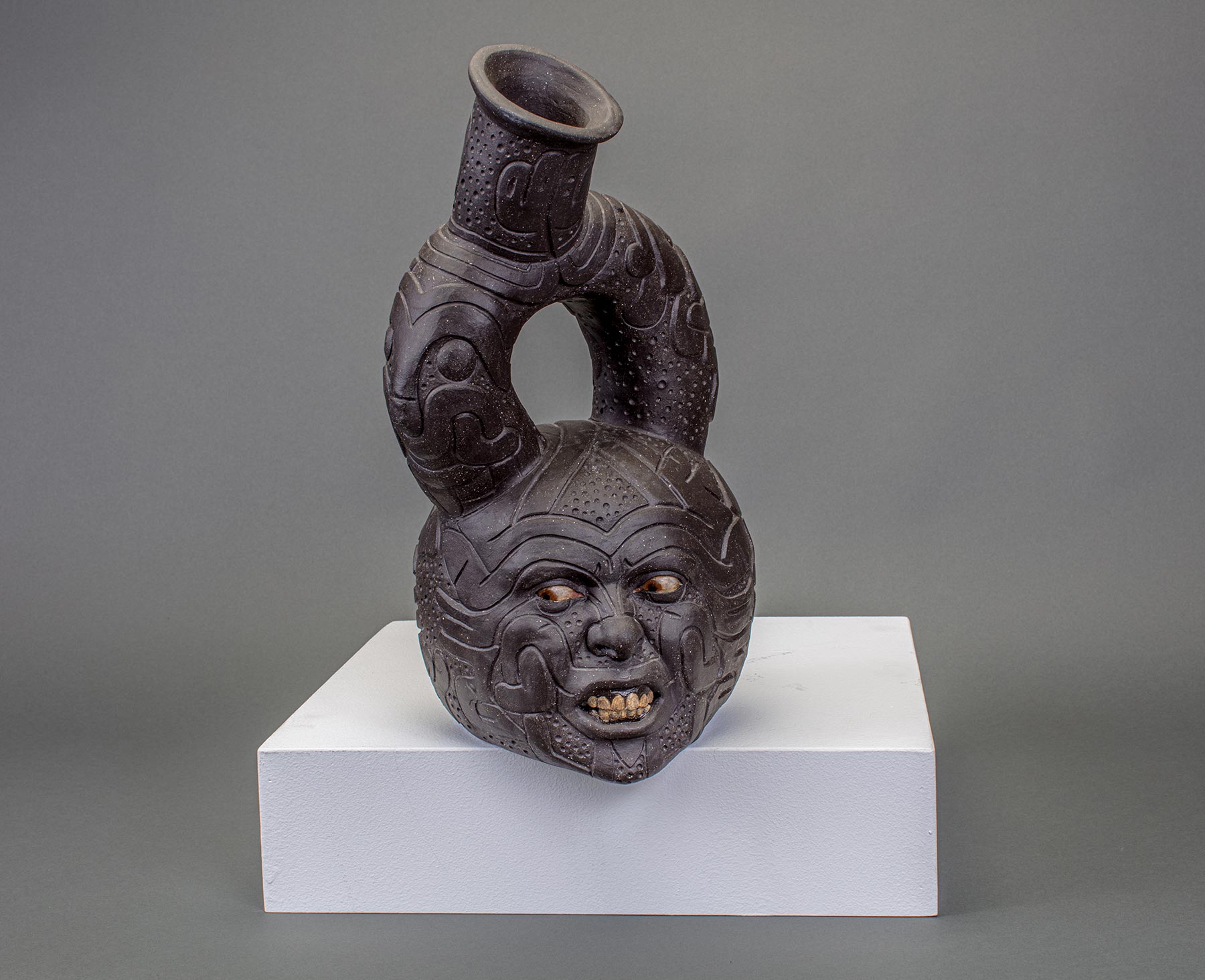 Kukuli Velarde, India Pacharaca (Cupinisque, Peru, 1000 B.C.) Taciturn, Abruptly Violent, Enjoys Rough Handling from the Plunder Me, Baby Series