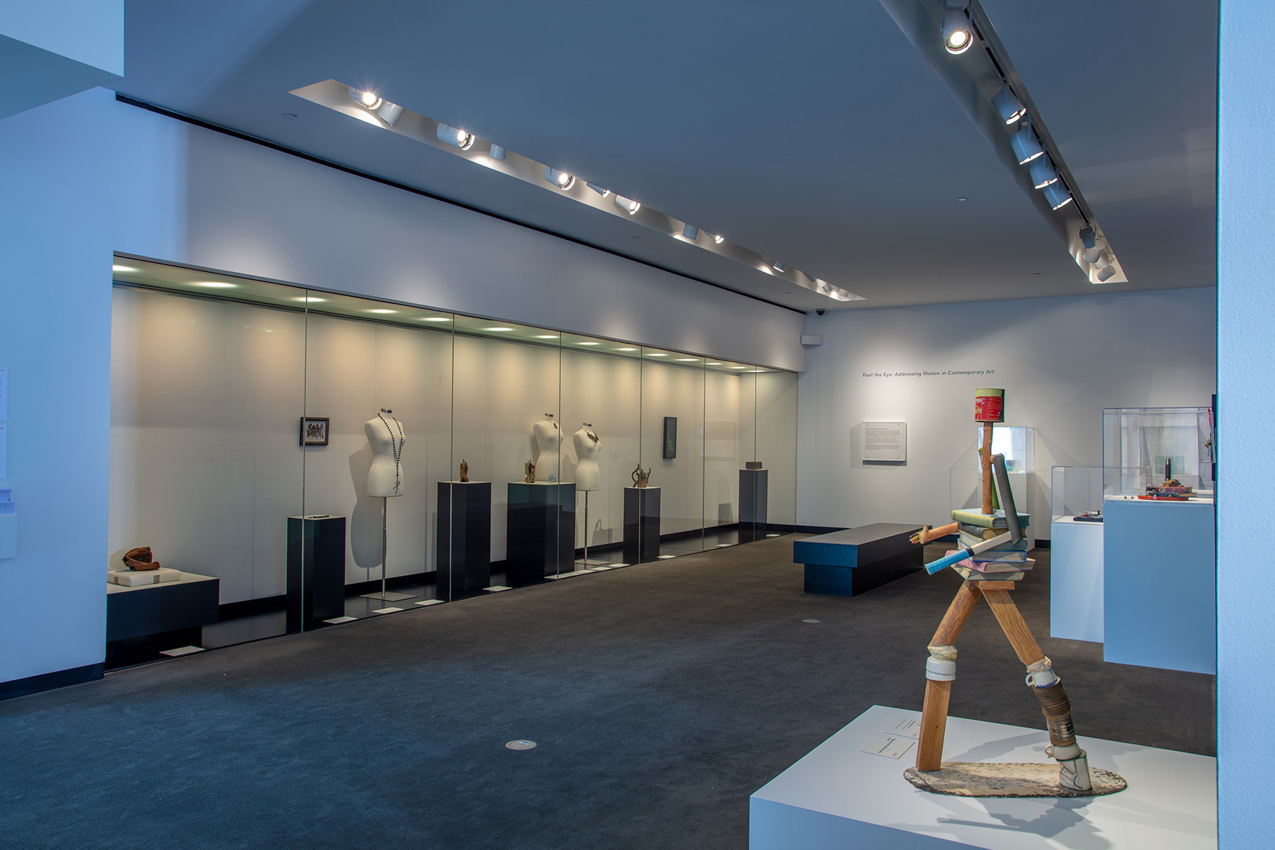 Installation view, Fool the Eye: Addressing Illusion in Contemporary Craft