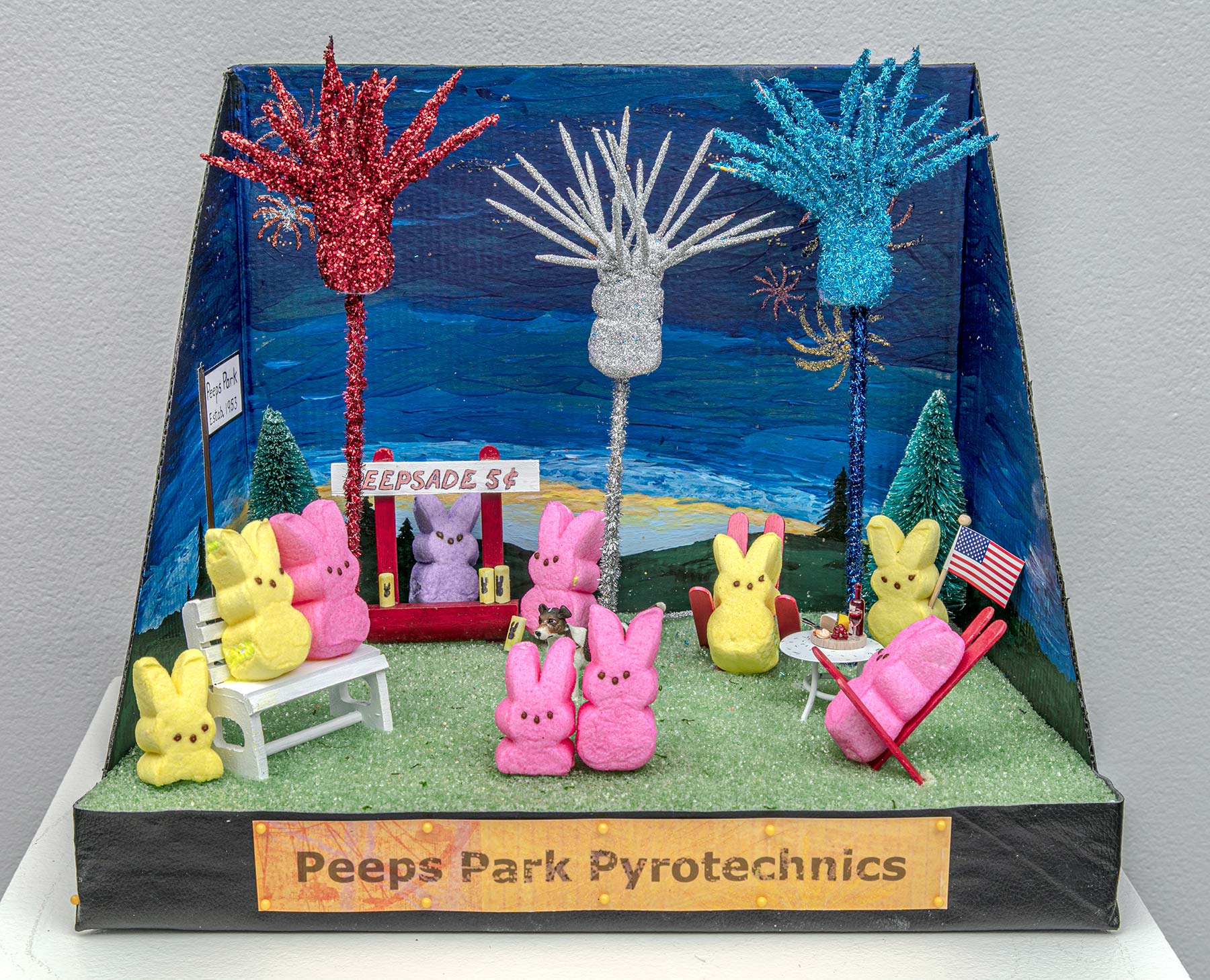 Joanne Tlachac-Hehn and Jane Zeman, Peeps Park Pyrotechnics
