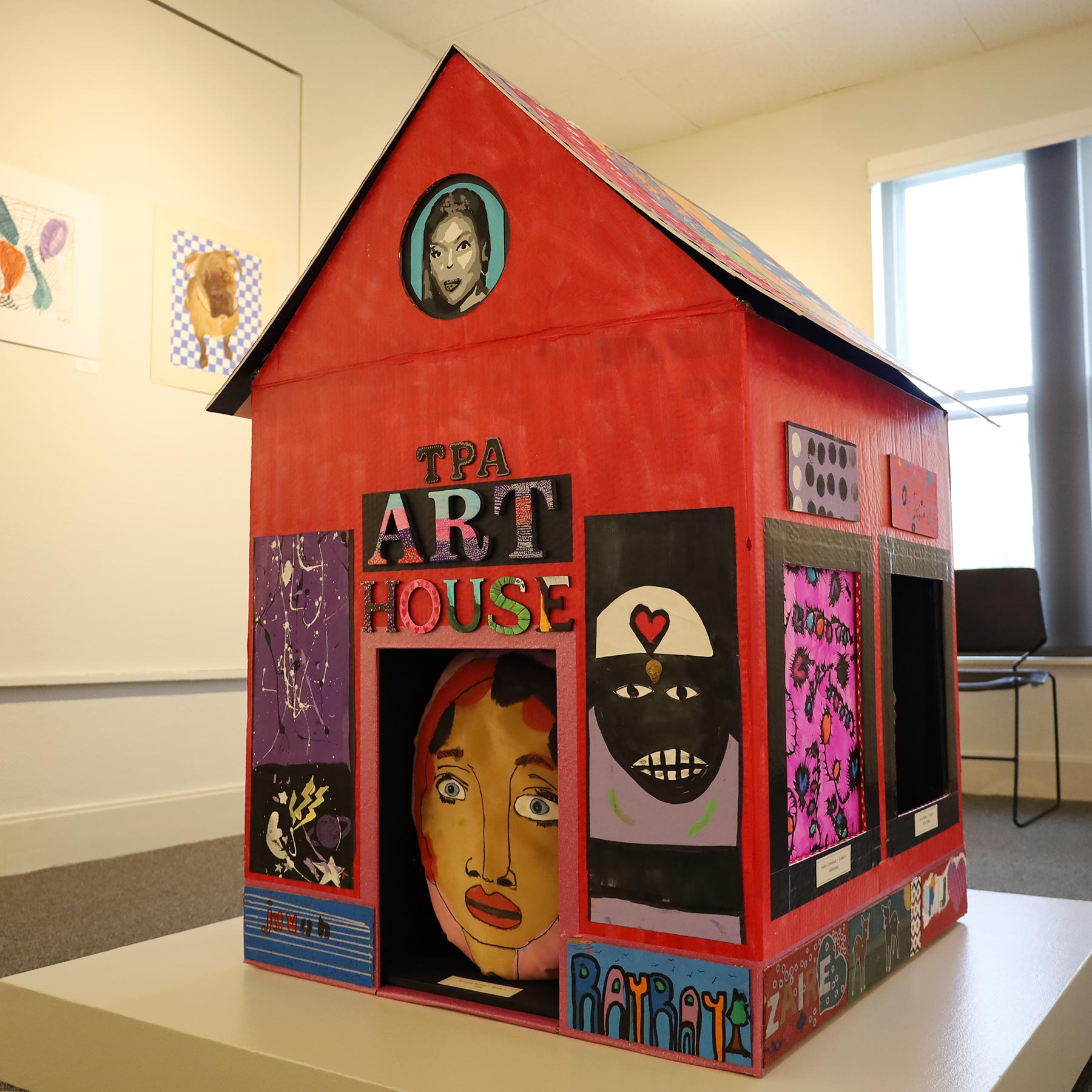 Installation view of Racine Unifed School District Exhibition 2022