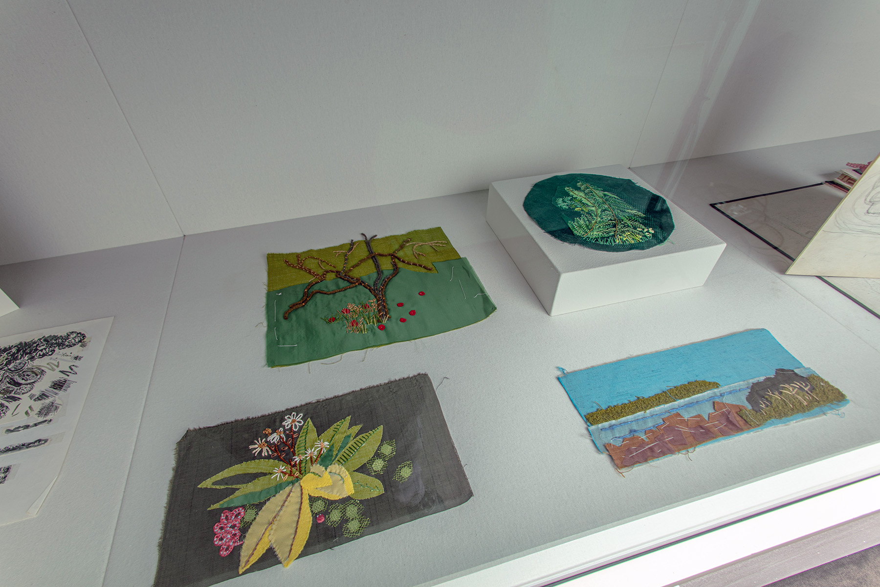 Installation view, Sketchbooks from RAM’s Collection: Exploring Process