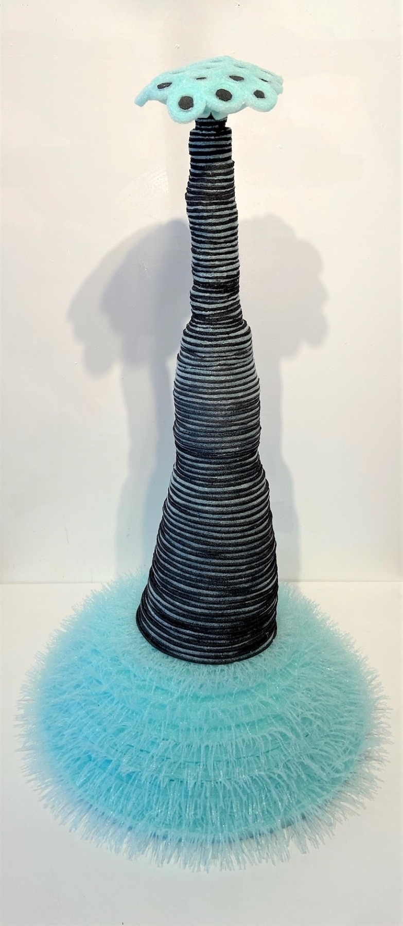 Maureen Fritchen, Untitled In Aqua And Black
