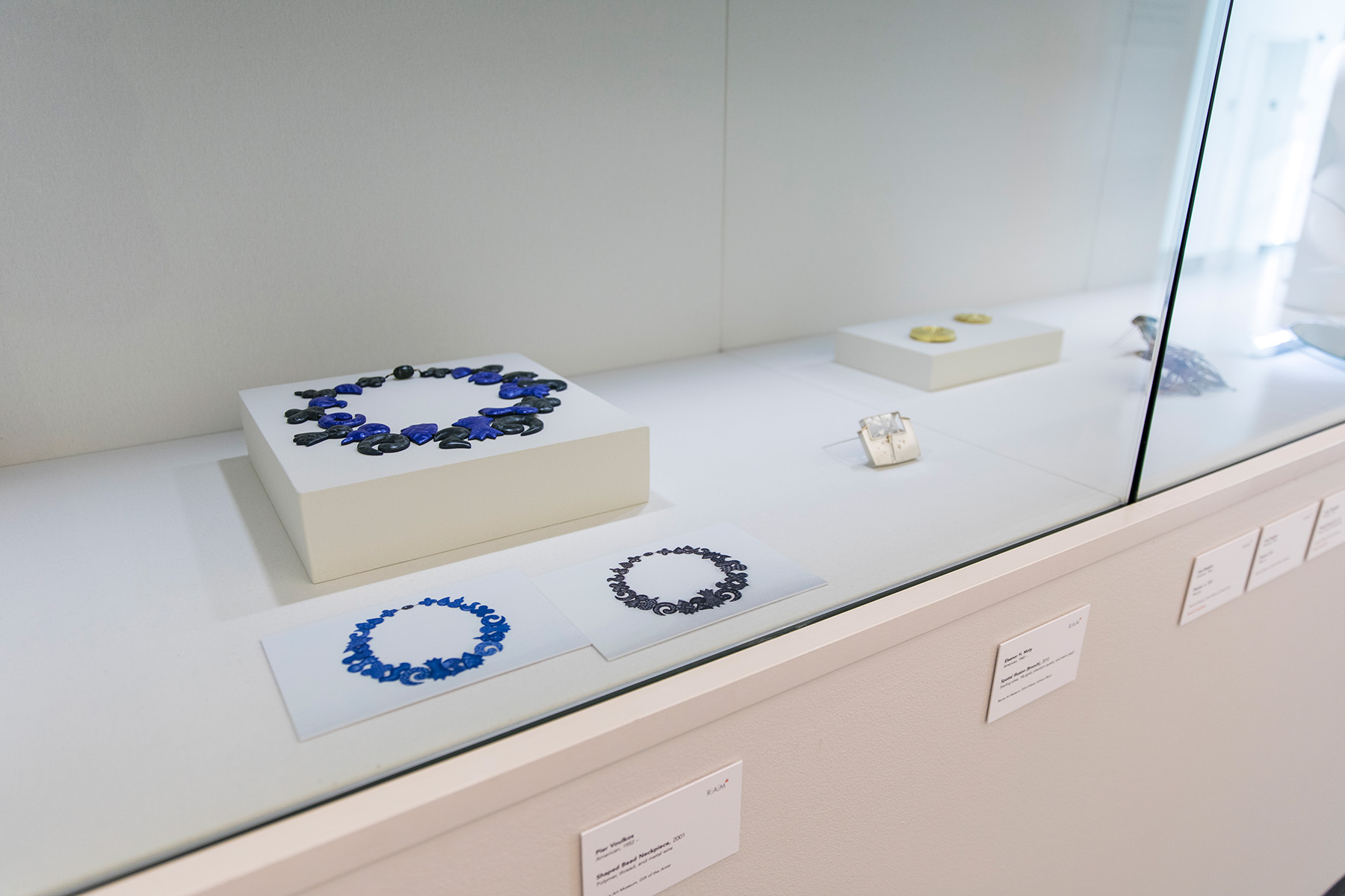 Installation view, Open Close Front Back: Exploring Contemporary Art Jewelry Design