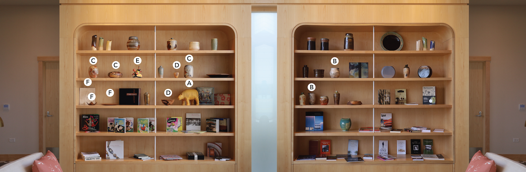 Bookshelf Lettered