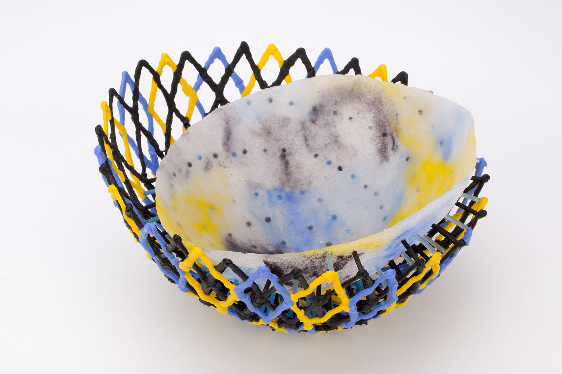 Etsuko Nishi, Lace Cage Bowl #168-14