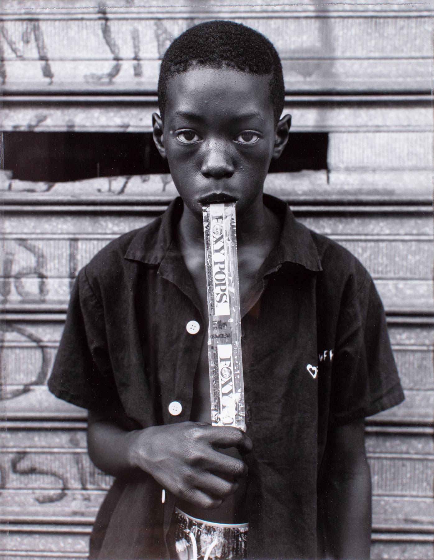 Dawoud Bey, A Boy Eating a Foxy Pop