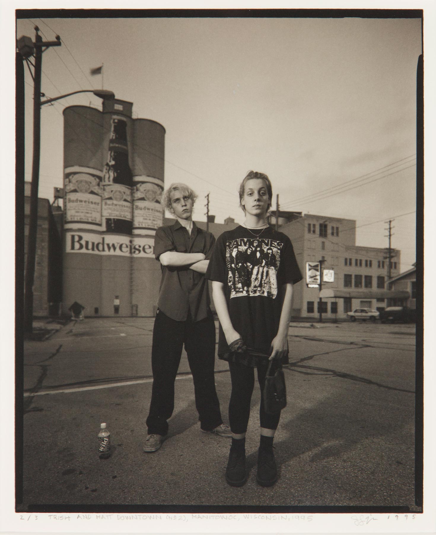 Julie Lindemann and John Shimon, Trish and Matt Downtown (No. 2), Manitowoc, Wisconsin, 1995