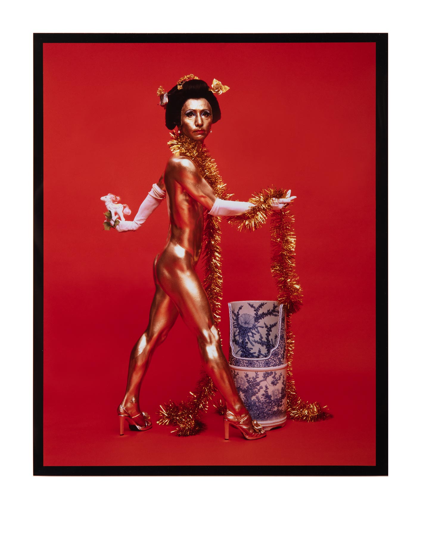 Yasumasa Morimura, Blue Pissoir (Urinal)